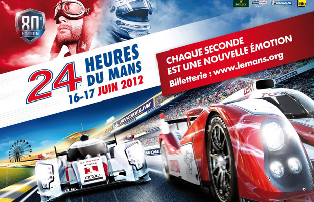 24h Le Mans 2012 16-17 juni Poster