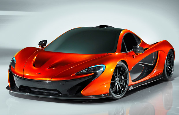 2012 McLaren P1 studiemodel waarvan het productiemodel wordt onthuld op de Autosalon Geneve 2013