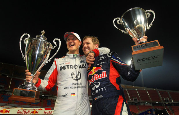 Schumacher Vettel Race of Champions 2012