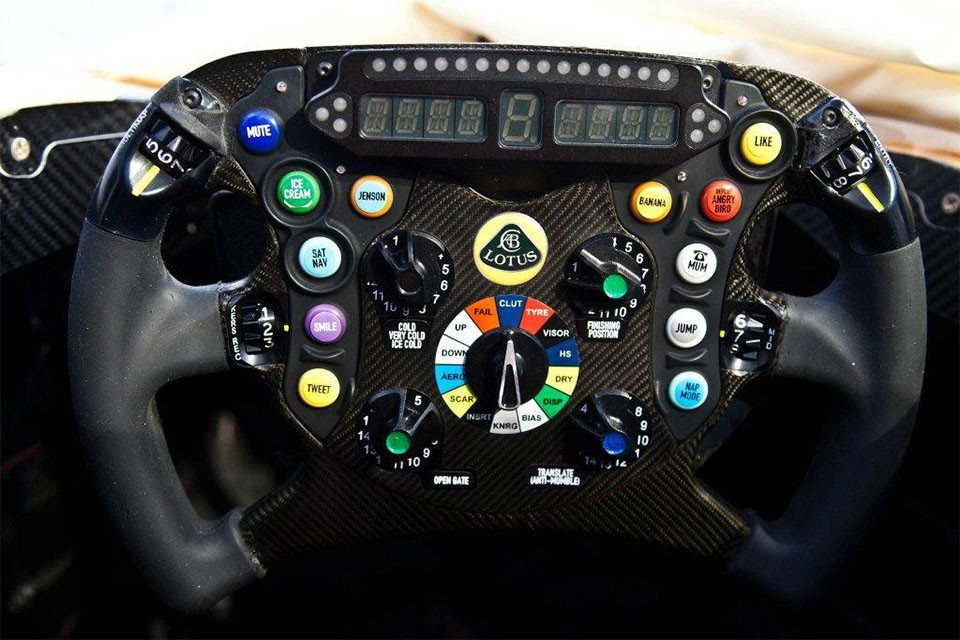 2013 Lotus F1 Team E21 stuurwiel