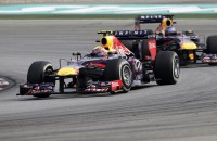 Sebastian Vettel en Mark Webber Maleisie Grand Prix 2013