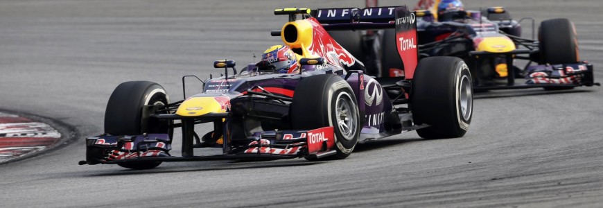 Sebastian Vettel en Mark Webber Maleisie Grand Prix 2013