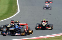 Pirelli blown tire Silverstone Grand Prix Great Britain 2013
