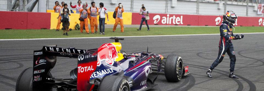 Sebastian Vettel Indian Grand Prix World Champion 2013