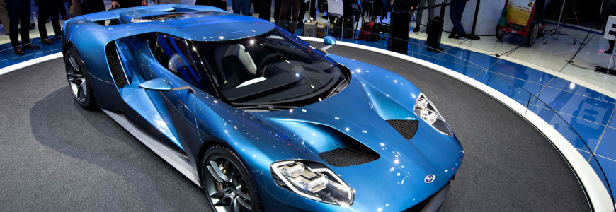 2016 2015 Ford GT Detroit Motor Show NAIAS