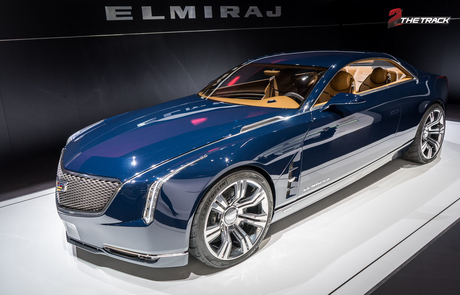 De Cadillac Elmiraj Concept ging vooraf aan het nieuwe topmodel. Van de luxe coupé is uiteindelijk weinig terug te zien in de CT6.