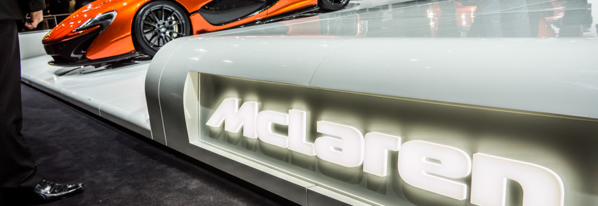 McLaren Paris Motor Show 2012 McLaren logo-1