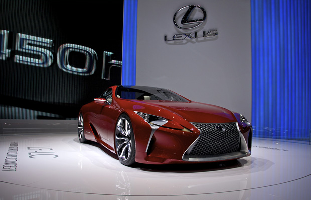 Lexus LF-LC Hybrid Concept op de Autosalon Geneve 2012.
