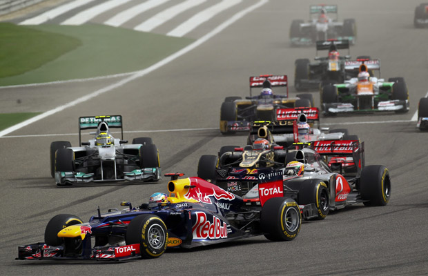 GP Bahrein 2012 Sebastian Vettel Red Bull Racing