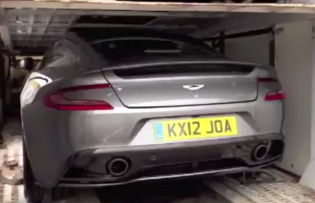 2013 Aston Martin Vanquish spyvideo