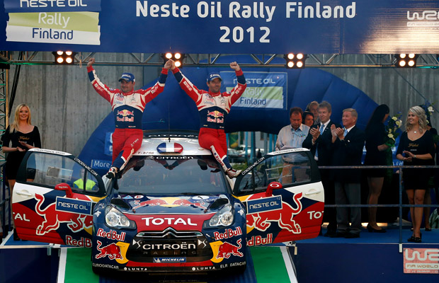 Sebastien Loeb Citroen DS3 WRC Rally Neste Oil Finland 2012