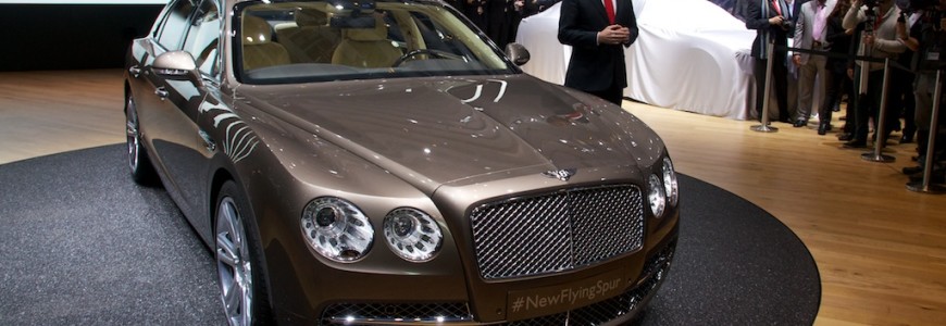 Bentley Flying Spur onthulling op de Autosalon Geneve 2013