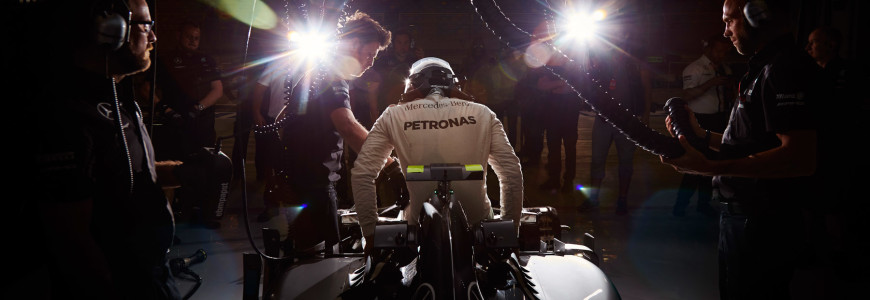 Lewis Hamilton Mercedes AMG F1 Bahrain Grand Prix 2015