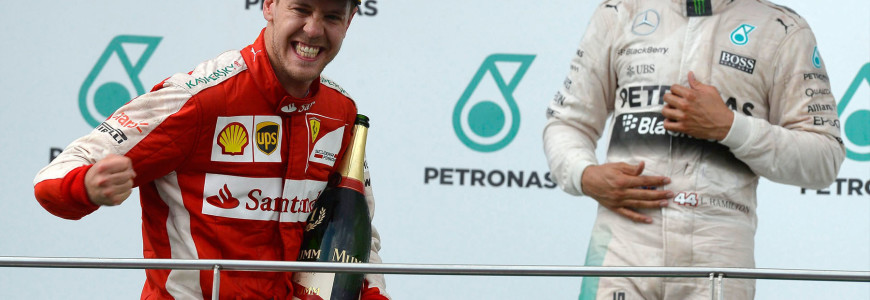 Sebastian Vettel Scuderia Ferrari 2015 Maleisie Sepang