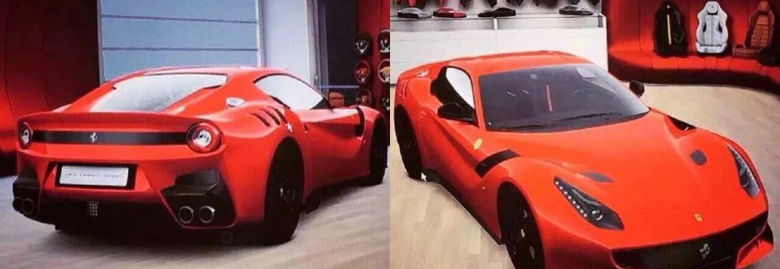 Ferrari F12 GTO spyshot